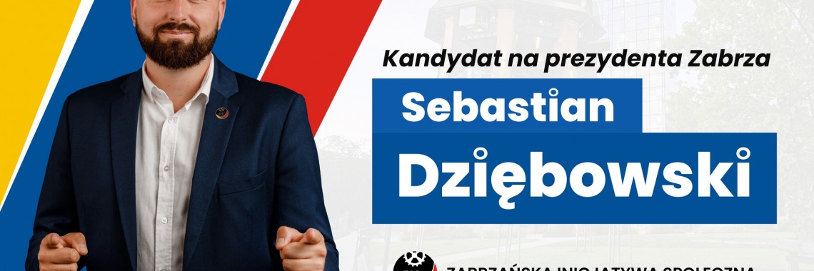 Sebastian Dziębowski kandydatem na prezydenta Zabrza